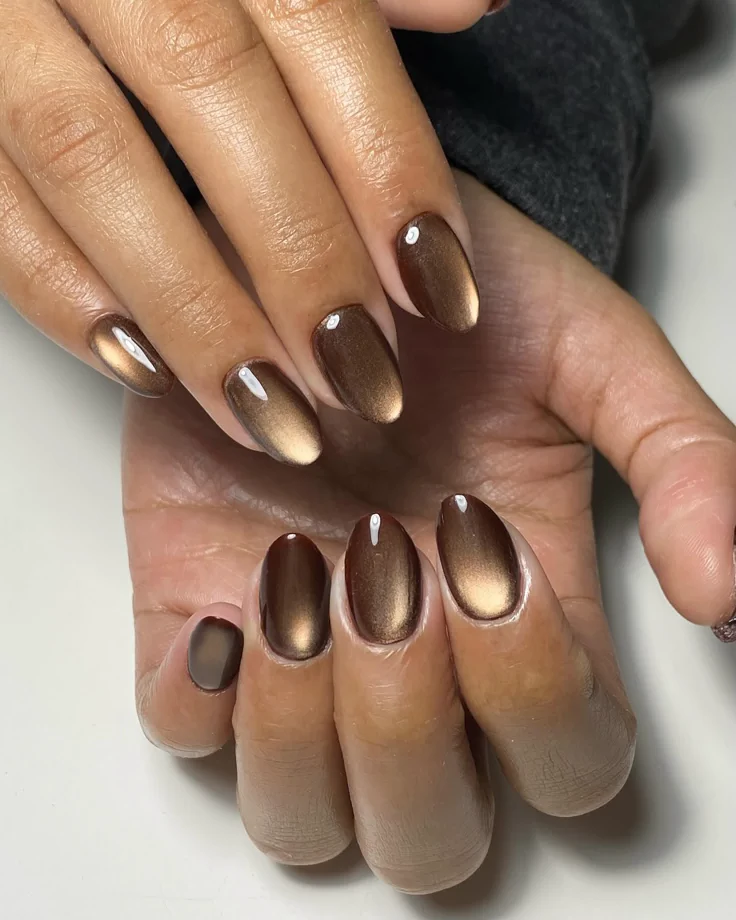 Cat-Eye Gel-X nails