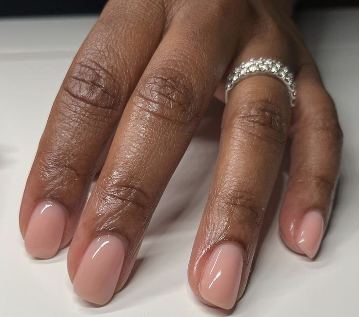 Nude Rose nails
