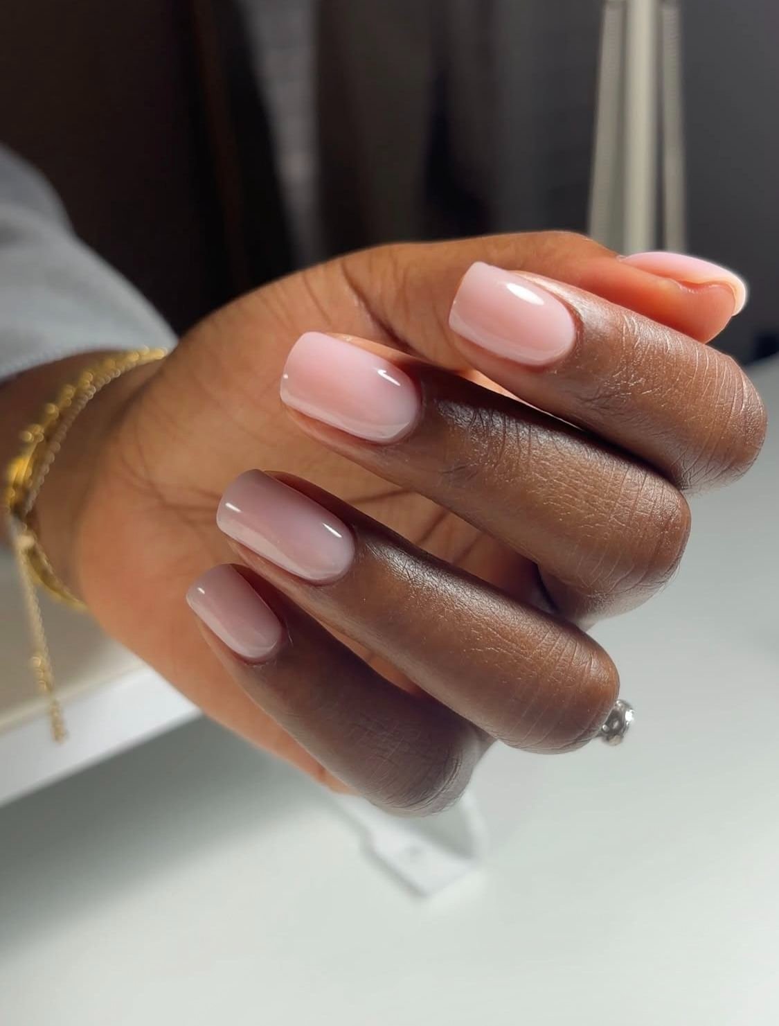 Soft Blush nails